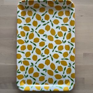 NWOT To the Market Lemon Melamine Tray Fab Fit Fun